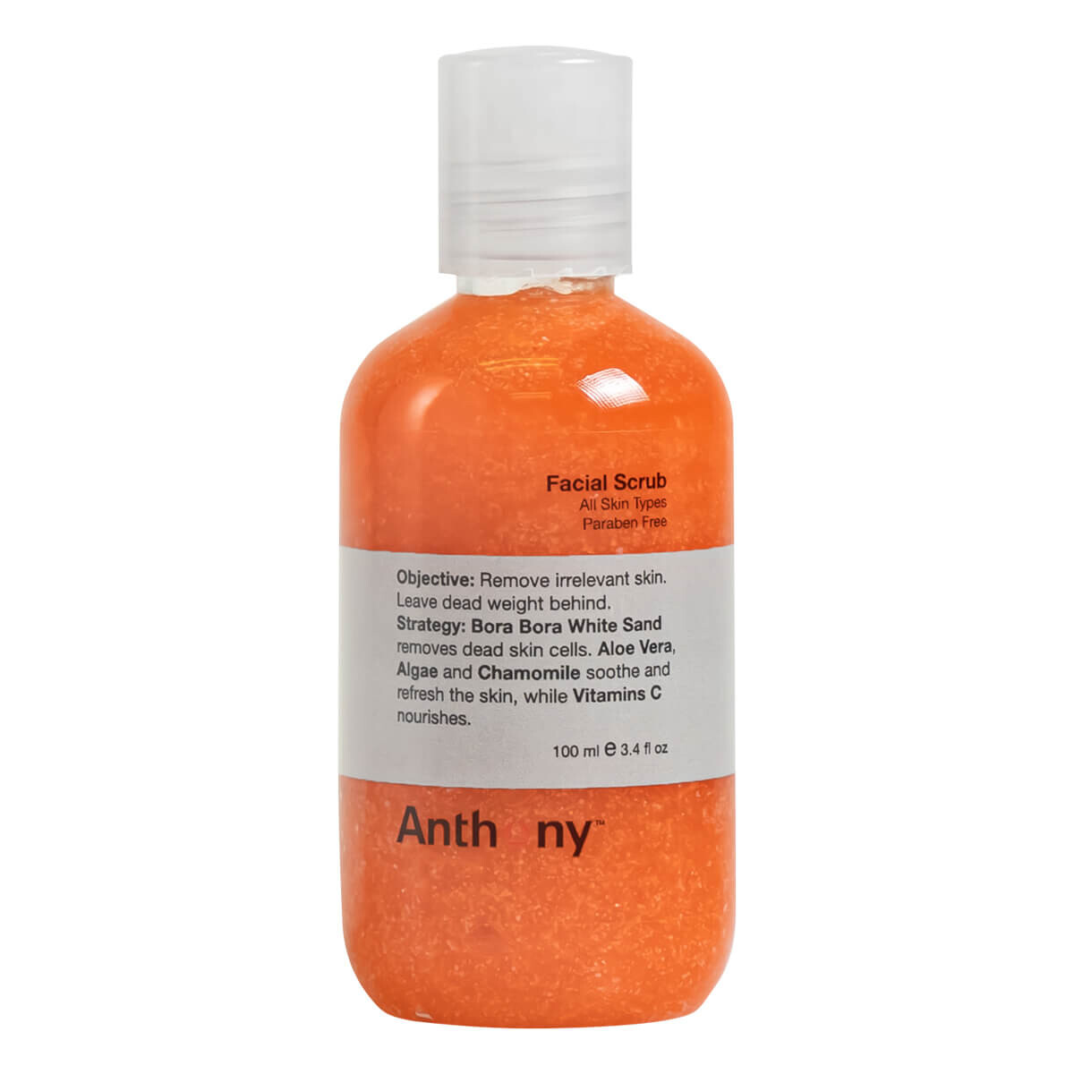 Anthony Logistics Facial Scrub  Rejsestørrelse  100 Ml