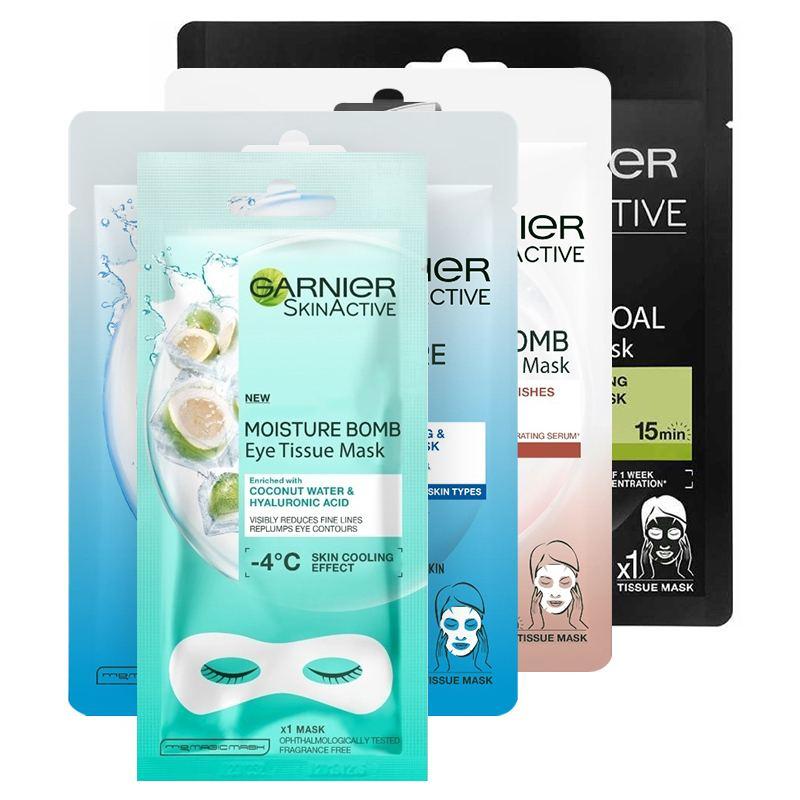 3 X Garnier Ansigtsmasker - Vælg Dine Favoritter