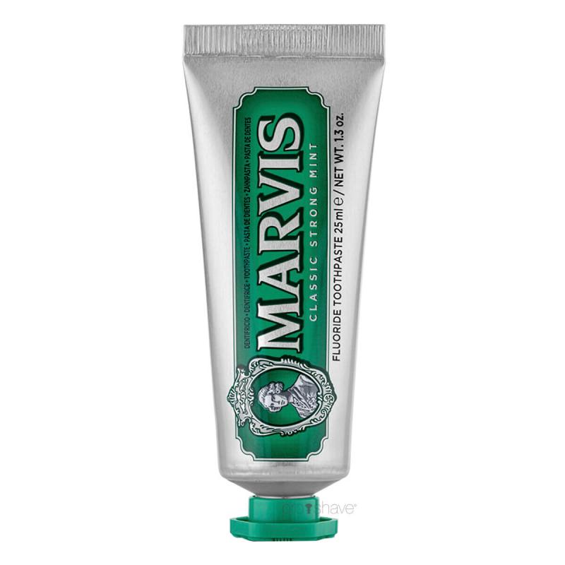 Marvis Classic Strong Mint Tandpasta - Rejsevenlig 25 ml