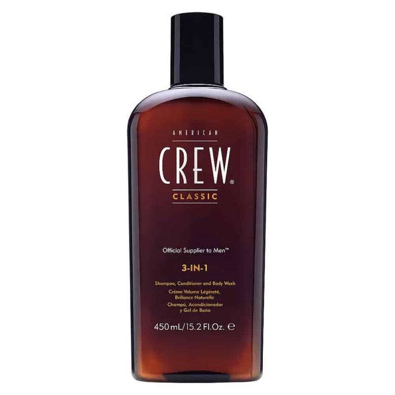 American Crew 3-i-1 Shampoo 450ml til mænd - Effektiv pleje