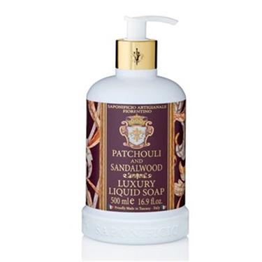 Fiorentino Toscana Luxury Flydende Hånd Sæbe Patchouli   Sandalwood 500 Ml