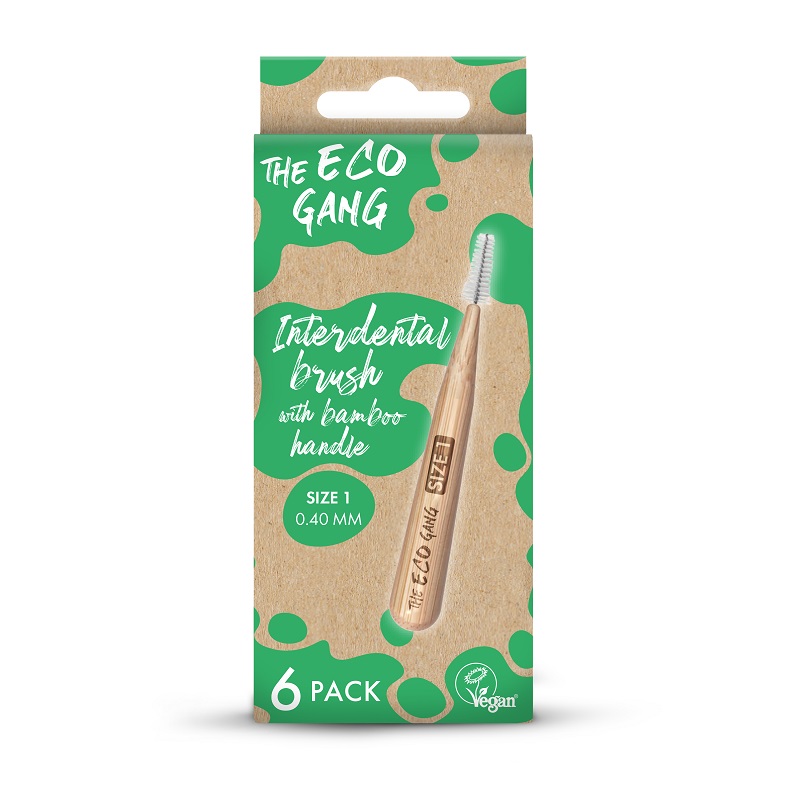 The Eco Gang   Bambus Interdental Mellemrumsbørste 0 40mm