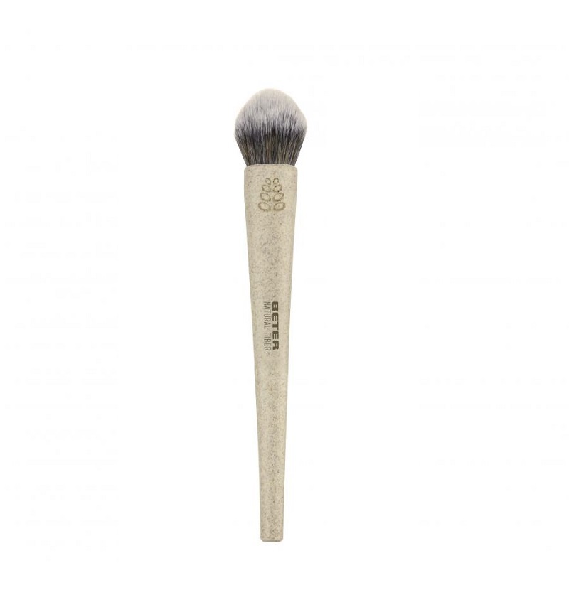 Beter Naturlig Fiber Makeup Rouge Børste - Beigefarvet