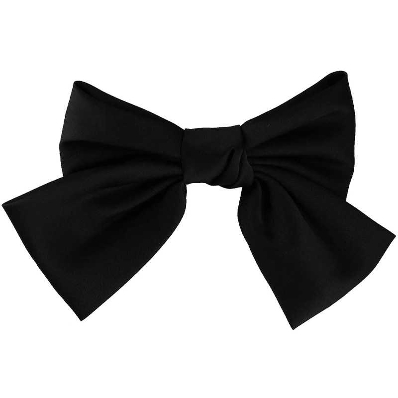 By Stær Julia Big Hair Bow   Black