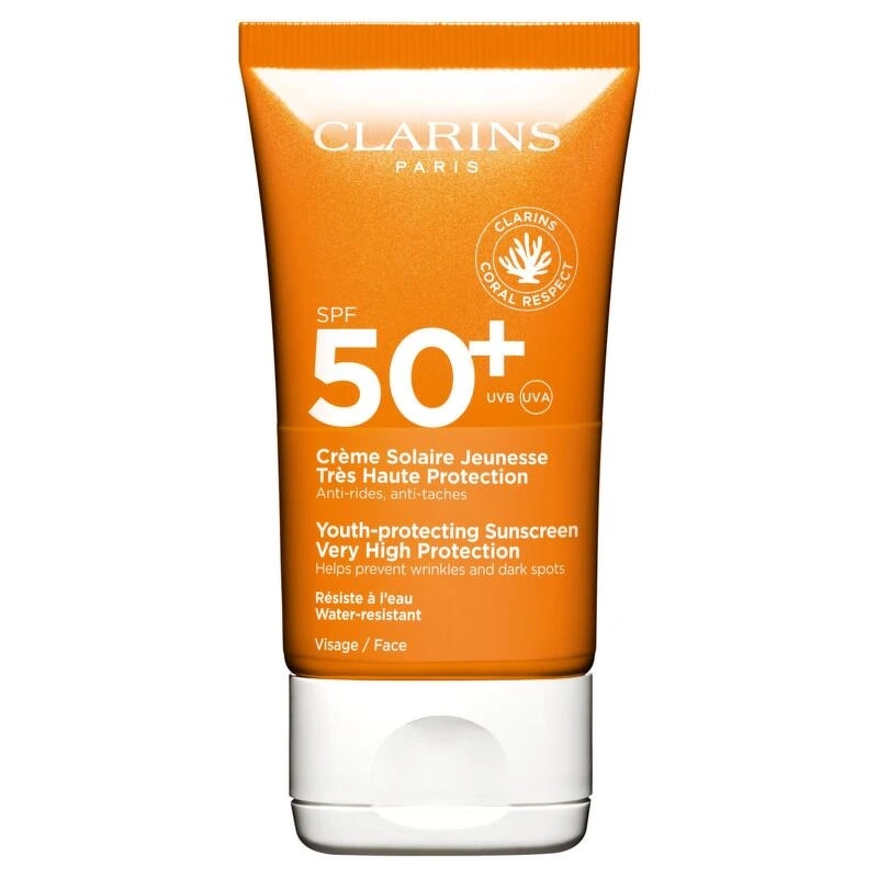 Clarins Sun Care Youth Protecting Sunscreen Spf 50    50 Ml