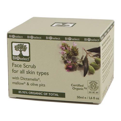 Bioselect Ansigts Scrub Peeling 50 Ml - Effektiv Rensning