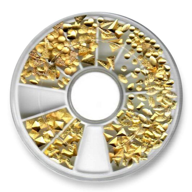 Neglekunstformer i Metal - Guld Dekorationer