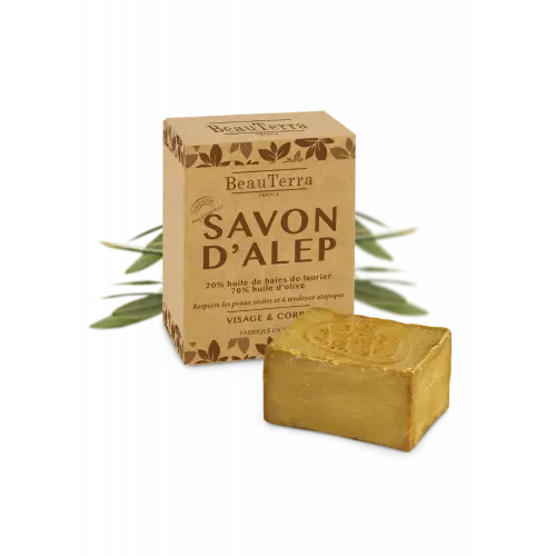 Beau Terra Traditionel Aleppo Sæbe Bar  190g