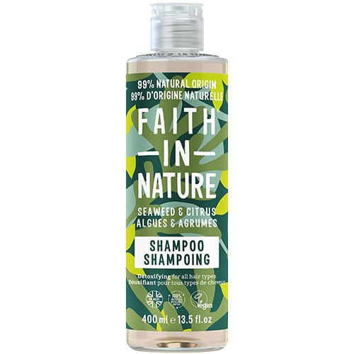 Alge- og citrusshampoo til alle hårtyper fra Faith in Nature