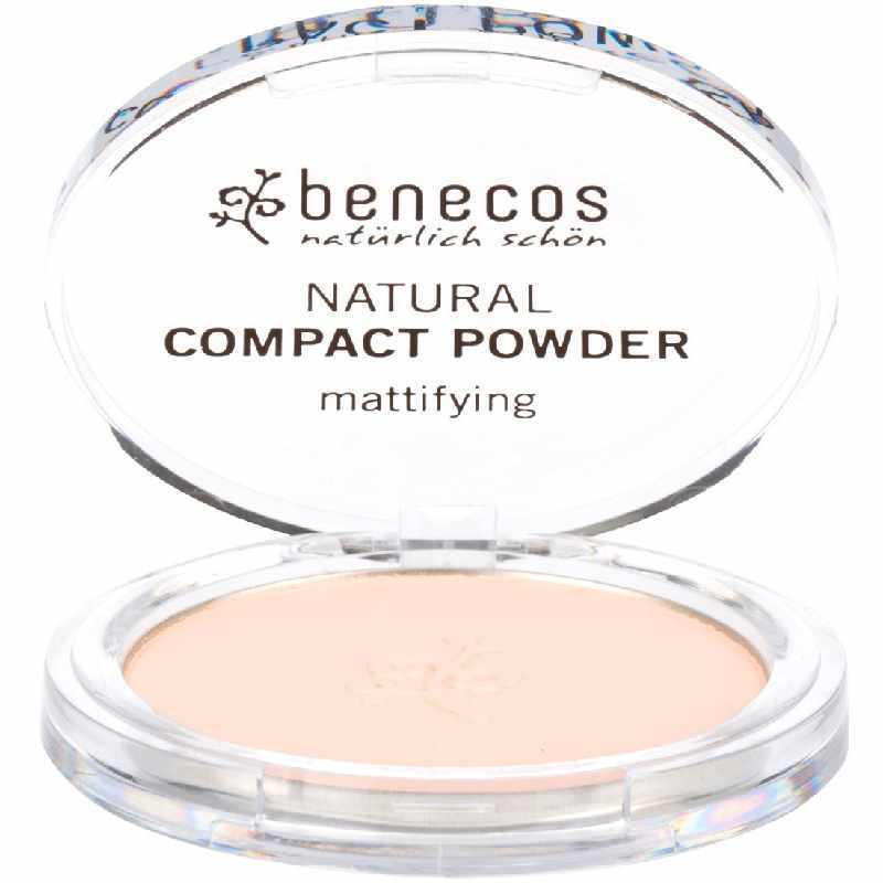 Benecos Natural Compact Powder Mattifying 9 Gr    Fair