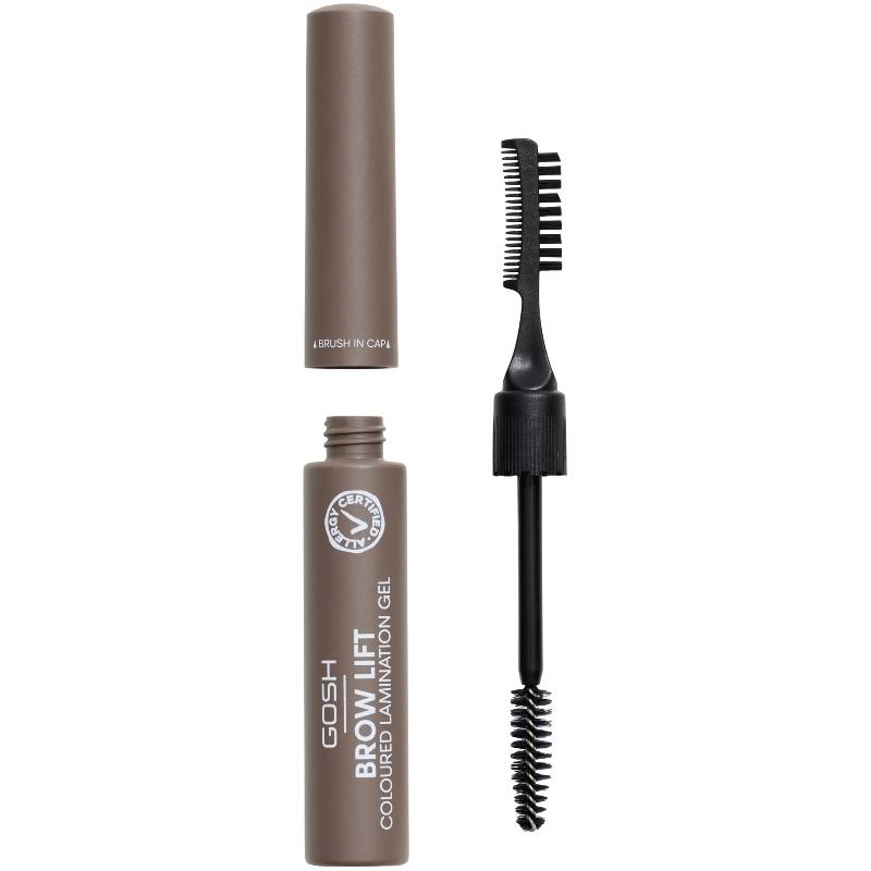 Gosh Brow Lift Farget Lamineringsgel 6 Ml - 001 Grå Brun
