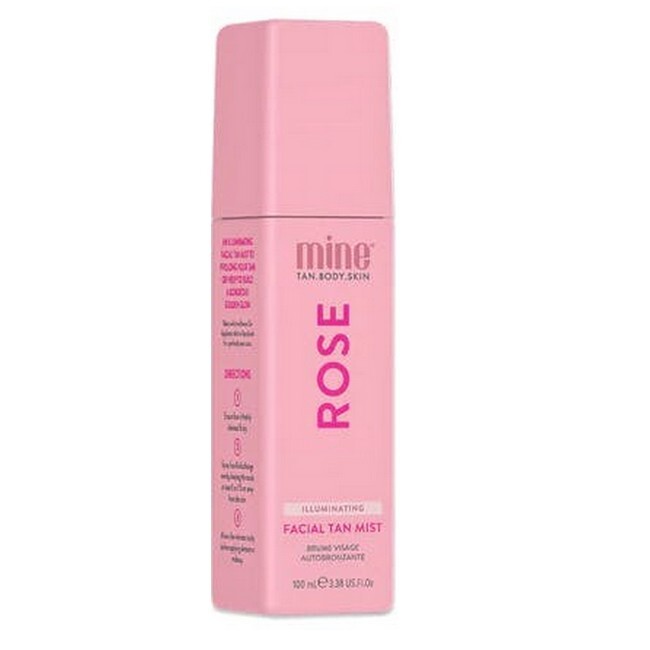 Minetan   Rose Mist Illuminating Face Tan Spray 100 Ml