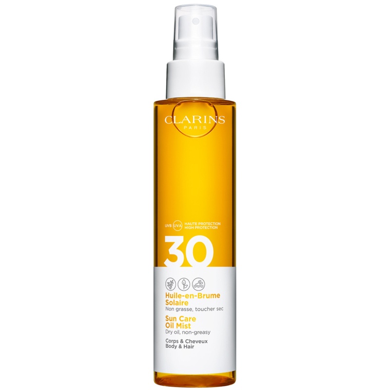 Clarins Sun Care Body   Hair Oil Mist Spf 30   150 Ml