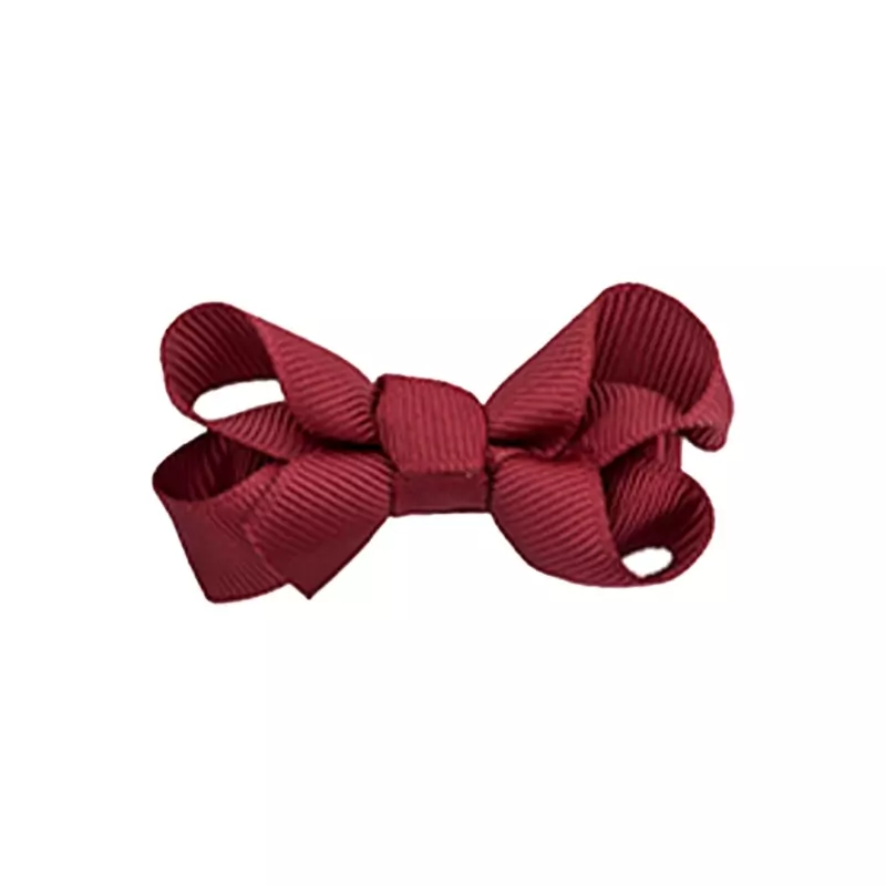 By Stær Bow 6 Cm   Red Sherry