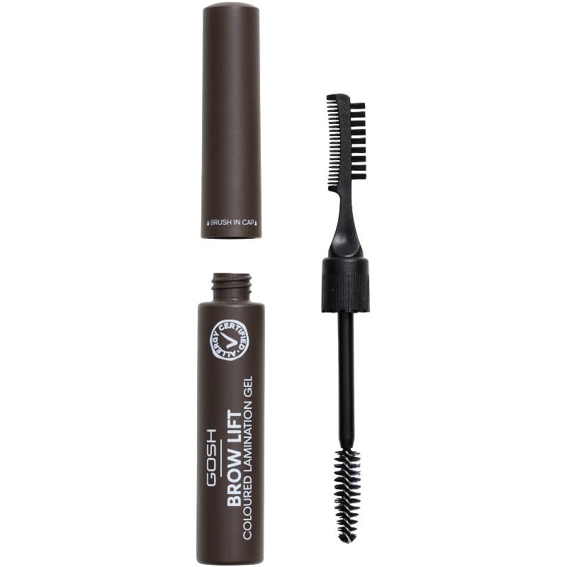 Gosh Brow Lift Coloured Lamination Gel 6 Ml   002 Dark Brown