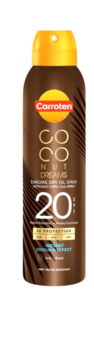 Carroten Carroten Coconut Dreams Suncare Dry Oil Spray Spf 20
