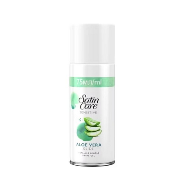 Gillette   Satin Care Aloe Vera Shaving Gel   75 Ml